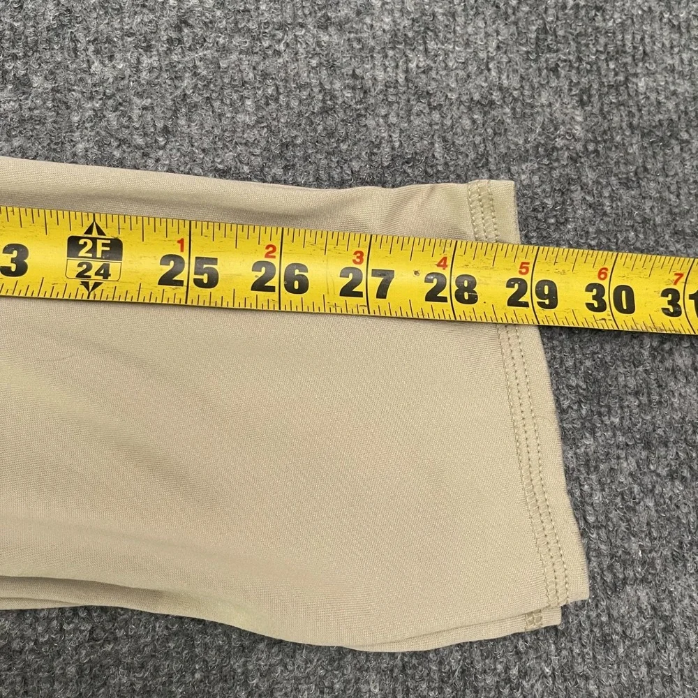 Polartec Power Dry Drawers Mens Sz S Cold Weather Base Layer Tights Beige